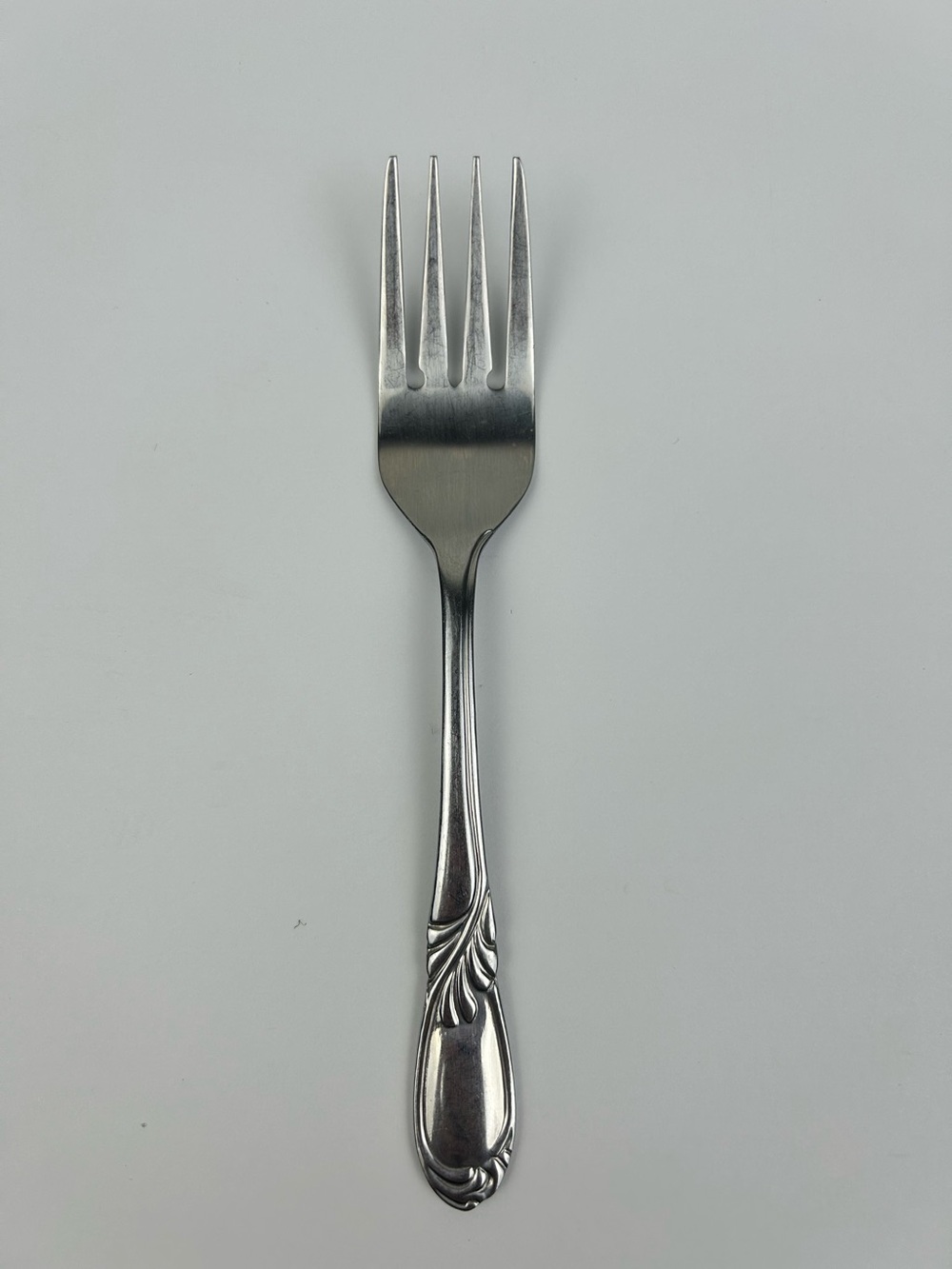 FINAL SALE! Hampton Silversmiths Danube Salad Fork Stainless Steel Swirl Handle